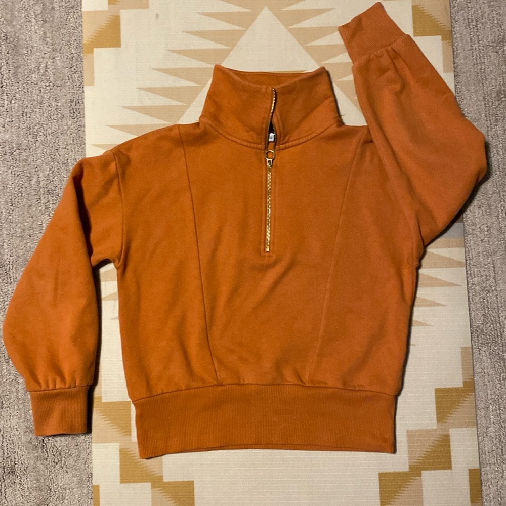 a. New day quarter zip size xs